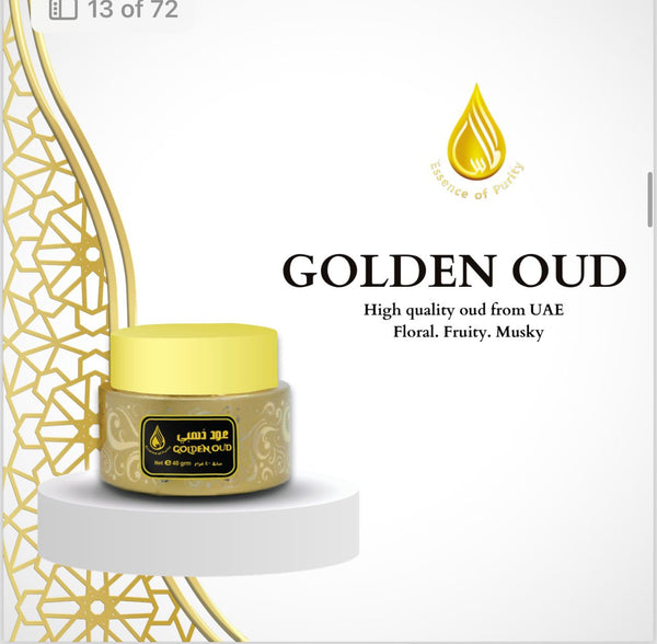 Al Mas Golden Oud Bakhoor 40 Grams