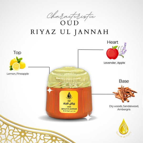 Al Mas Riyaz Ul Jannah Bakhoor 40 Grams