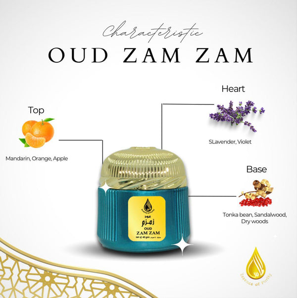 Al Mas Oud Zam Zam Bakhoor 40 Grams