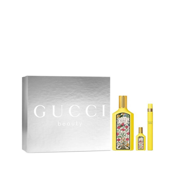 Gucci Flora Gorgeous Orchid EDP For Women 3 Piece Gift Set For Women