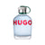 Hugo Boss perfume bottle on a white background