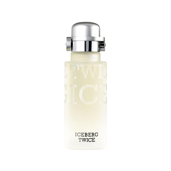Iceberg Twice perfume bottle on a white background