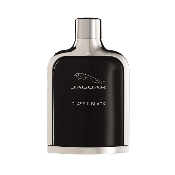 Jaguar Classic Black perfume bottle on a white background