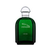 Green Jaguar perfume bottle on a white background