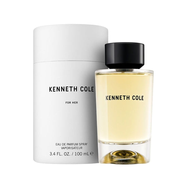 Kenneth Cole perfume bottle and packaging on a white background