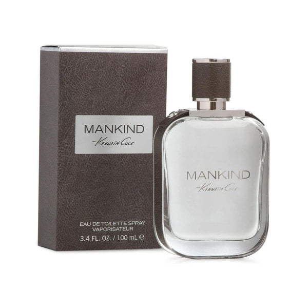 Mankind perfume bottle and packaging on a white background