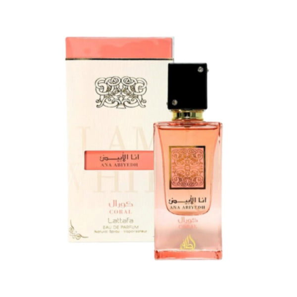 Lattafa Ana Abiyedh Coral EDP For Unisex 60 ML