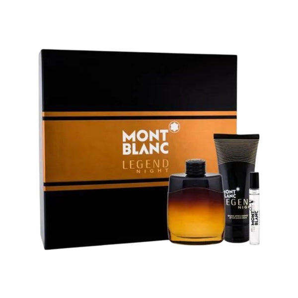Mont Blanc Legend NightEDP 3-Piece Gift Set for Men