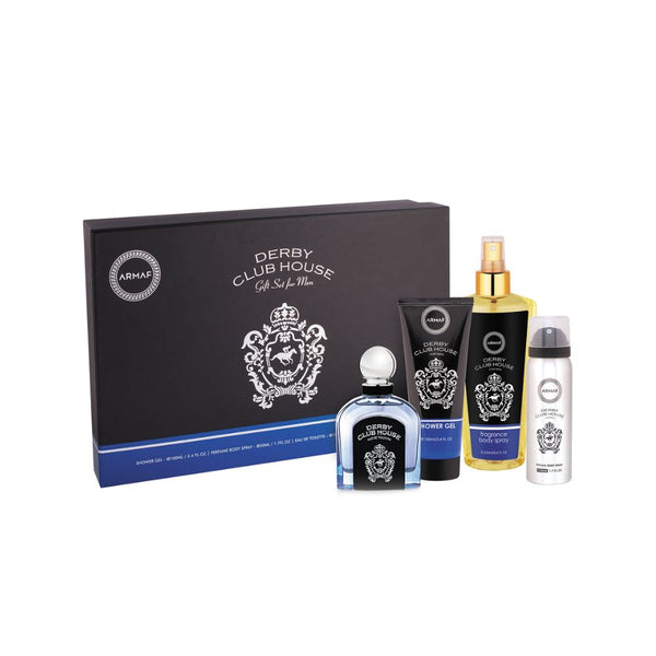 Armaf Derby Club House EDP 4 Piece Gift Set For Men