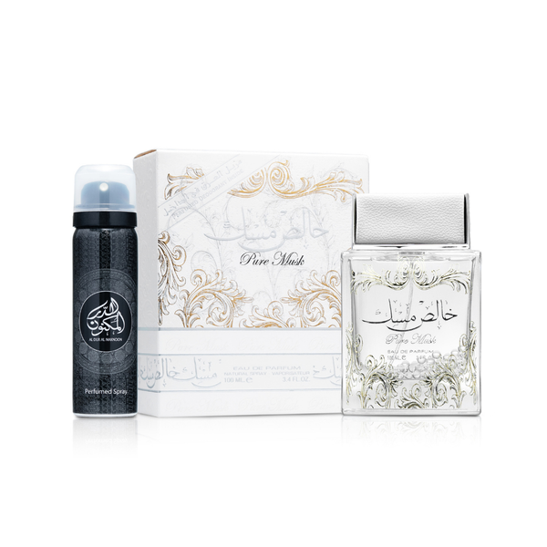 Lattafa Pure Musk EDP For Unisex 100 ML with Deo Spray