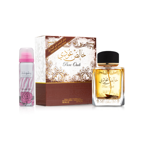 Lattafa Pure Oudi EDP For Men 100 ML with Deo Spray