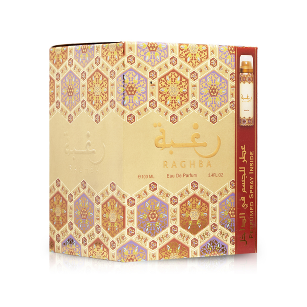 Lattafa Raghba EDP For Unisex 100 ML with Deo Spray
