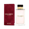 Dolce & Gabbana perfume bottle and packaging on a white background