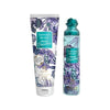 Flower's Secret Violet Dreams skincare products on a white background