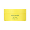 Yellow container of Green Tangerine Vita-C Eye Gel Patch on a white background