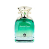 Green perfume bottle labeled 'Innocent Poison' on a white background
