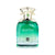 Green perfume bottle labeled 'Innocent Poison' on a white background
