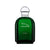 Green Jaguar perfume bottle on a white background