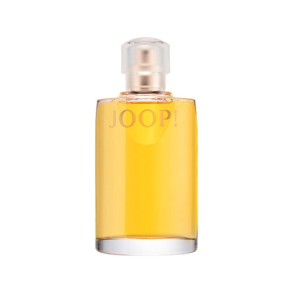 Yellow Joop! perfume bottle on a white background