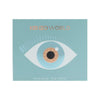 Kenzo World Eau de Parfum packaging with an eye design on a light blue background