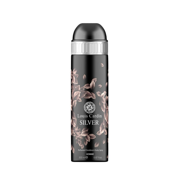 Louis Cardin Silver Body Spray For Men 200 ML