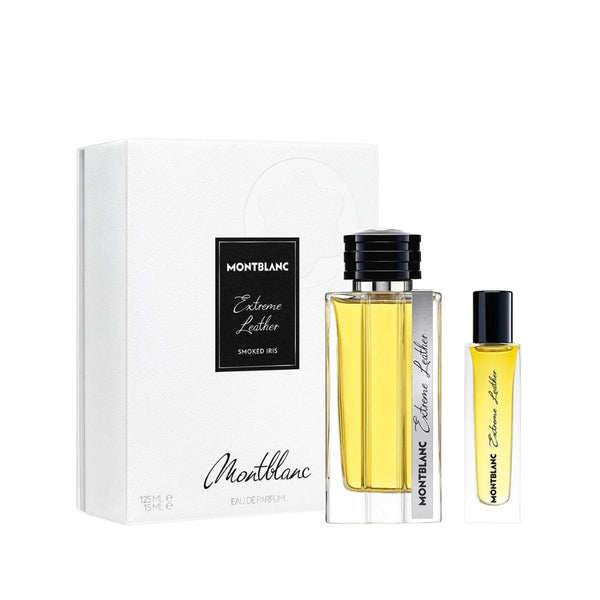 Mont Blanc Extreme Leather EDP Smoked Iris Gift Set for Men