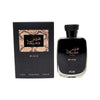 Hawas Black perfume bottle and packaging on a white background