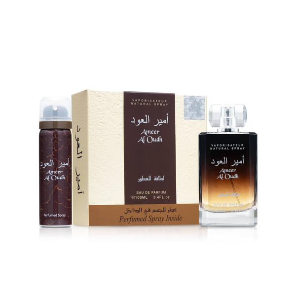 Lattafa Ameer Al Oud EDP For Men 100 ML with Deo Spray
