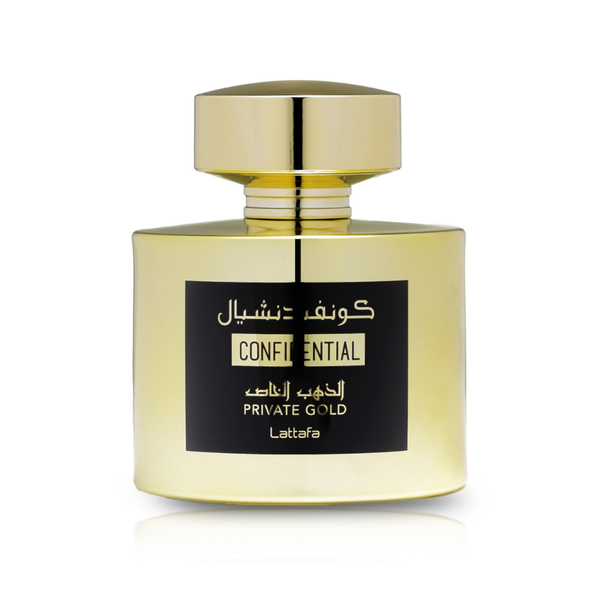 Lattafa Confidential Private Gold EDP For Unisex 100 ML